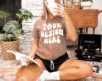 Espresso Comfort Colors 1717 T-Shirt Mockup| Comfort Colors T-shirt Mockup|