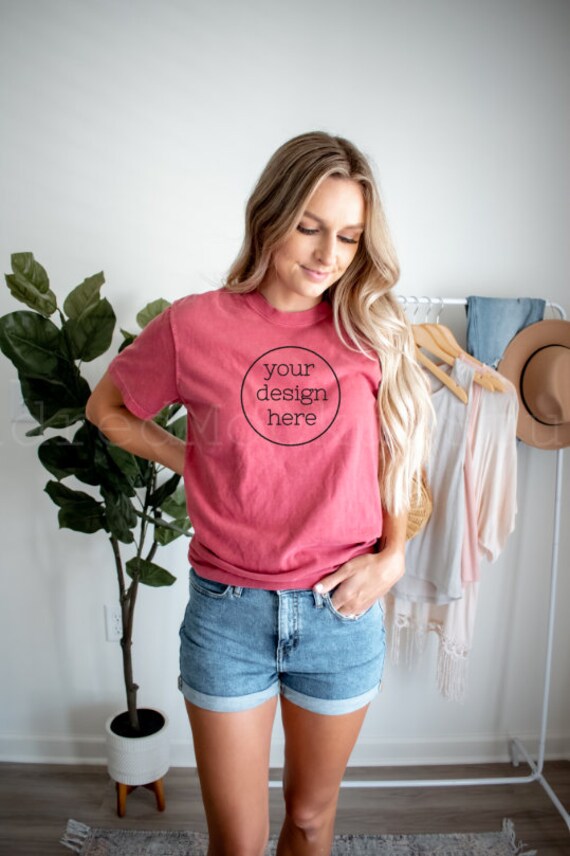 Crimson Comfort Colors 1717 T-shirt 