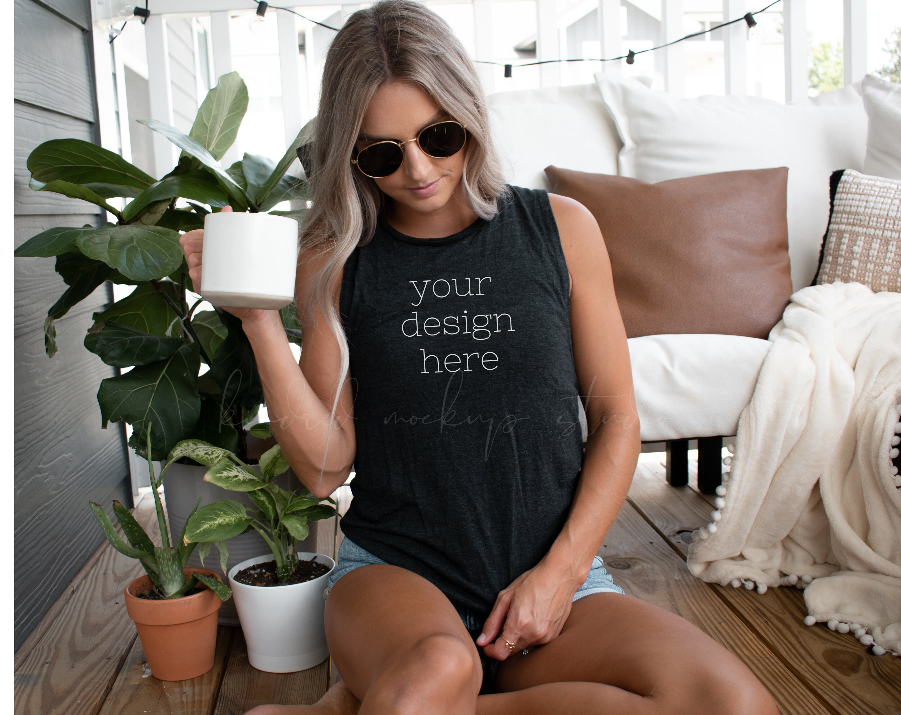 Bella Muscle Tank Etsy