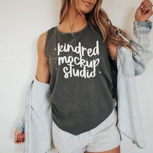 Pepper Comfort Colors 9360 Tank Top| Pepper 9360 Comfort Farben Tank Top| Tank Top Mockup | Sommer Mockup | Komfort Farben Mockup