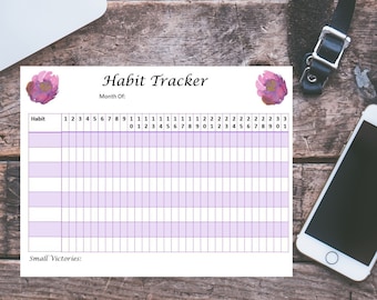 Daily Habit Tracker Printable