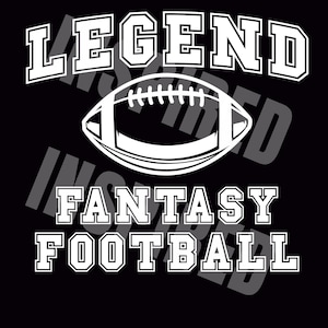 Fantasy Football SVG Legende Fantasy Football PNG Football Season SVG Cricut