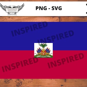 ハイチの国旗 SVG ハイチの国旗 SVG ハイチ PNG Cricut
