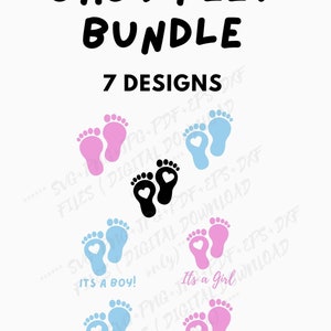 Baby Feet svg Baby Footprint svg Baby Bundle svg