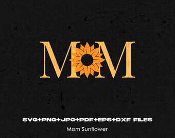 Moeder zonnebloem Svg Mam svg