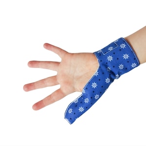 Kids Adults Thumb Sucking Glove,  Thumb Sucking Guard, Thumb Sucking Protection, Boys Girls Thumb Sucker Guard, Fabric Thumb Covering