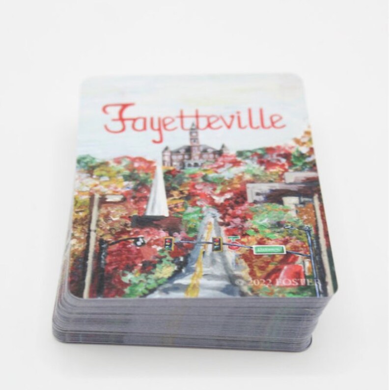 Fayetteville, Arkansas Playing Cards