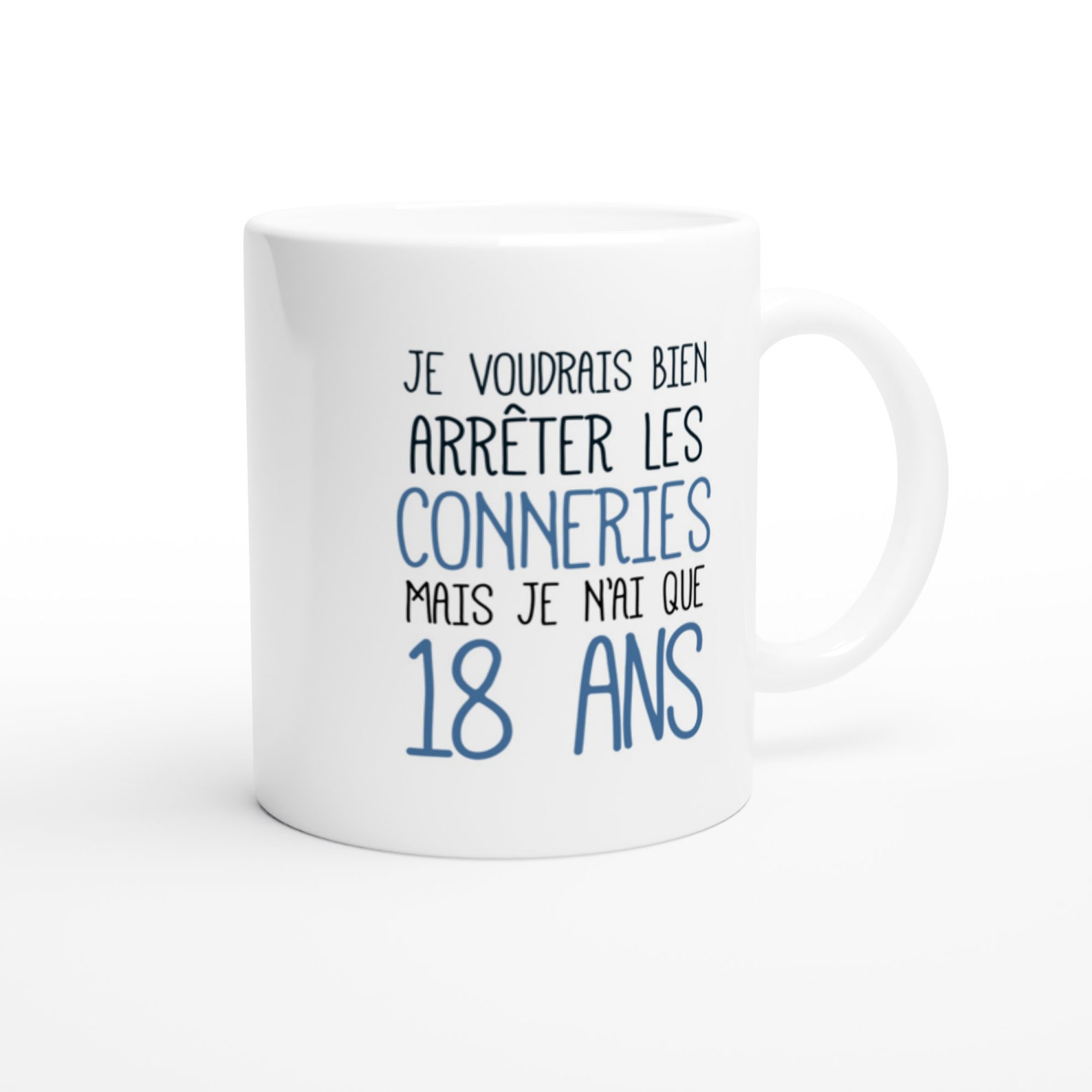 Mug Anniversaire 18 Ans Rigolo Drôle Tasse Cadeau Anniversaire 18 Ans