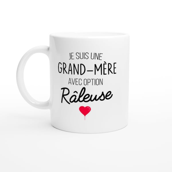 Mug grand-mère râleuse pour femme - cadeau humour famille mamie noël naissance anniversaire fête des grand-mères