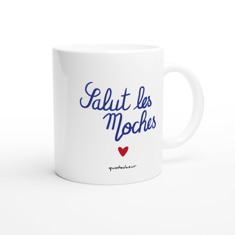 Mug Humour Cadeau Original fun à Message pour Femme et Homme - salut les moches - idée Cadeau Meilleure Amie Beau frère Travail pour Noel image 5