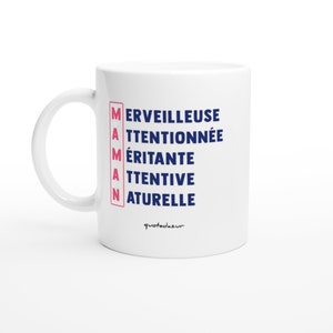 Mug maman définition - Humour Tasse maman Cadeau Rigolo Original Humoristique pour Femme - idée Cadeau fêtes des mères Noel