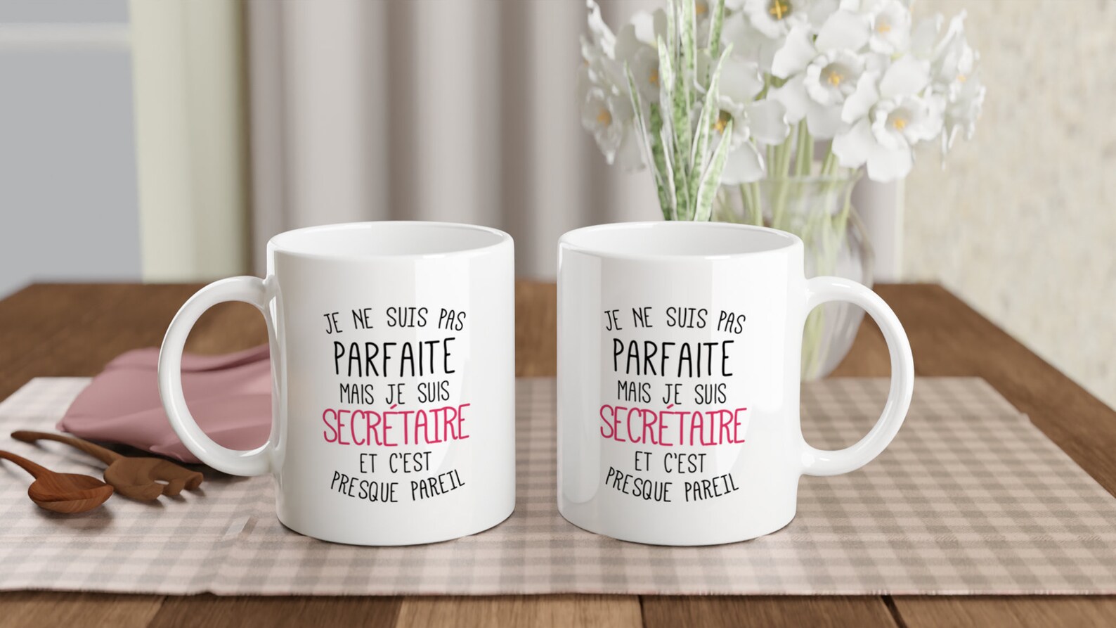 Mug secrétaire pour femme cadeau humour départ collègue Etsy France