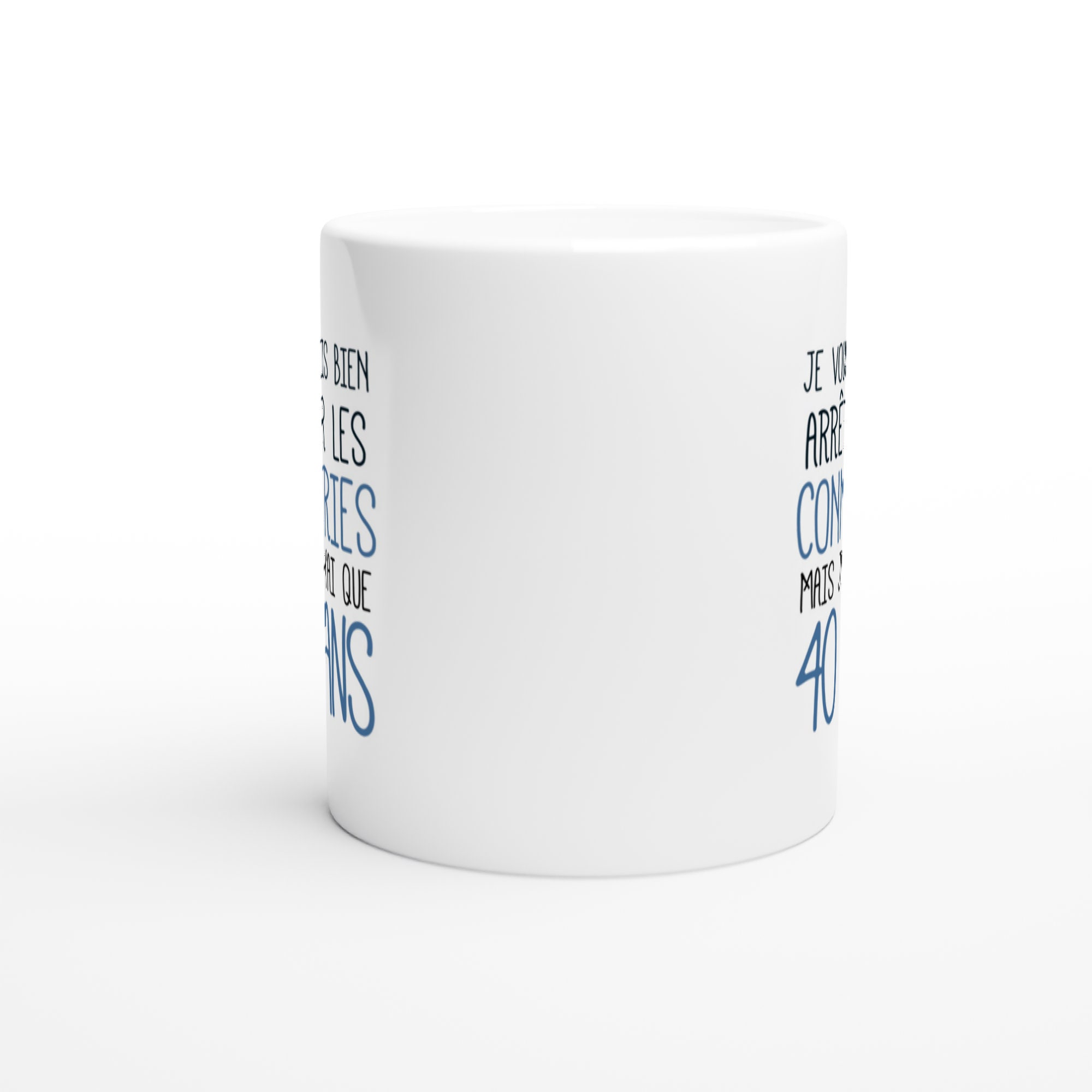 Mug Anniversaire 40 Ans Rigolo Drôle Tasse Cadeau Anniversaire 40 Ans ...