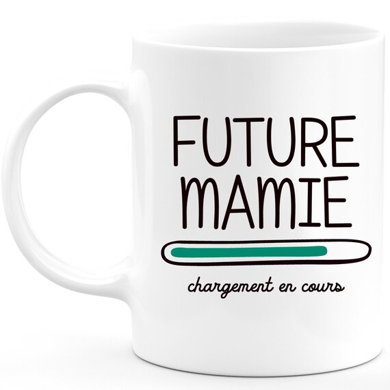 Mug future mamie 2022 Veuillez Patienter - Tasse Originale Annonce Grossesse Naissance Enfant idée Cadeau Annonce bébé grand mère