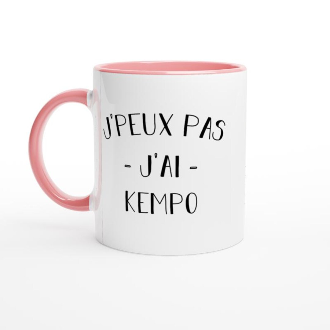 Funny Medieval Combat Mug – "Je Peux Pas J’ai Combat Medieval" Red Ceramic Novelty Coffee Cup