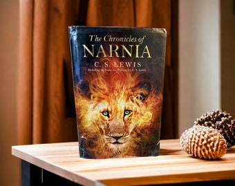 Vtg The Chronicles of Narnia Including Essay on Writing by C.S. Lewis 1982 Ed Hardcover