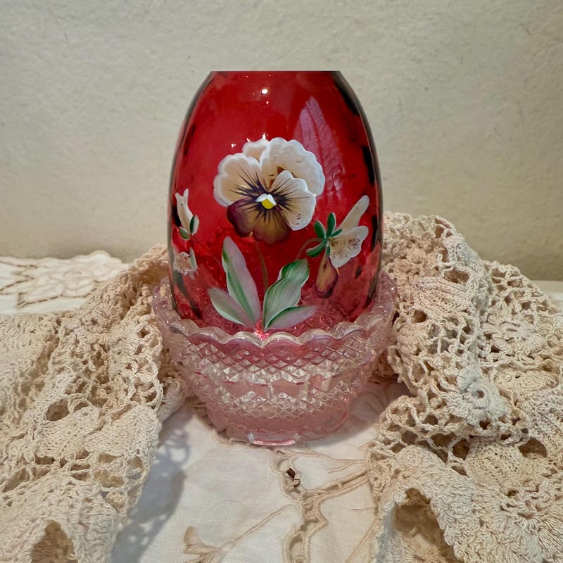 Fenton Fairy Lamp - Etsy