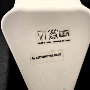 Anthropologie Lapin Regency Ceramic Luster White Cake Pie Server NEW with Tags bild 11