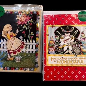 Mary Engelbreit Blank Note Cards Two Prints