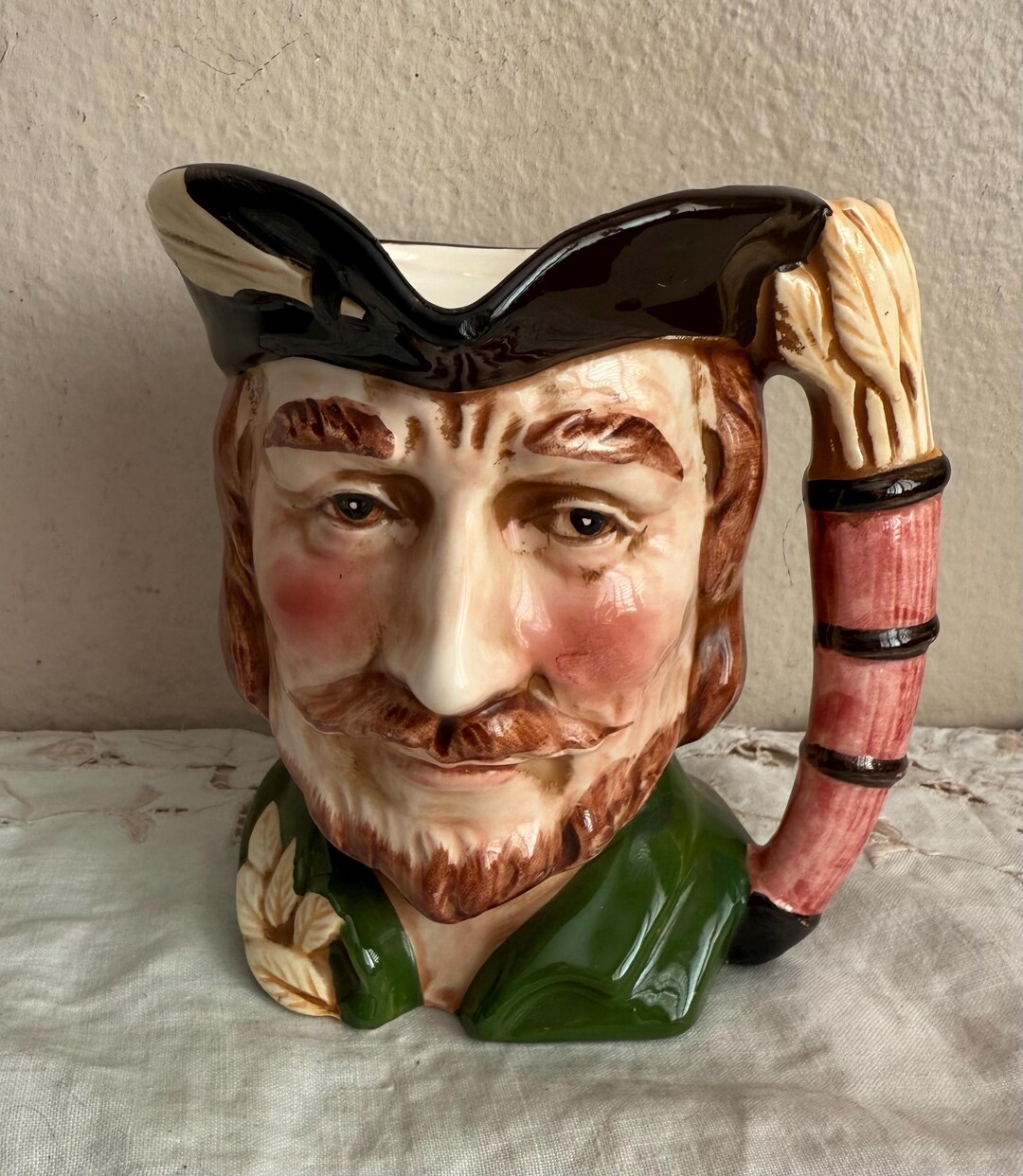 Toby Ridgway Vintage 1950s Ceramic Toby Jug Robin Hood Mug Cup Stein EUC ~ JAPAN - Etsy