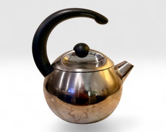 2 Qt Tramontina Inox 18/10 Stainless Steel Tea Kettle Made in Brazil