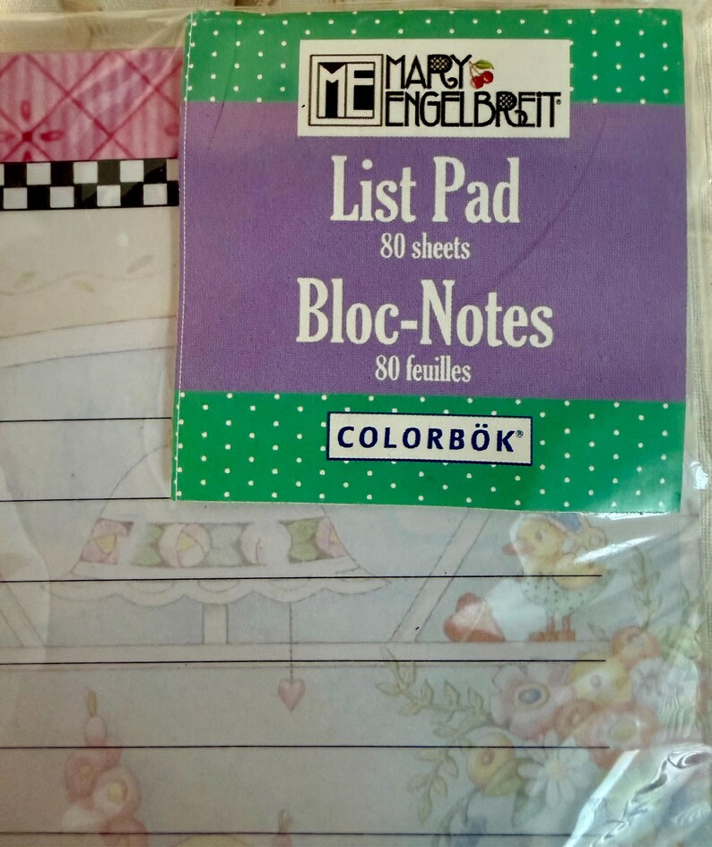 Colorbok Alpha Notes 2006 Mary Engelbreit 80 Sheet Bloc-notes Colorbok Magnetic Notepad NEW ...