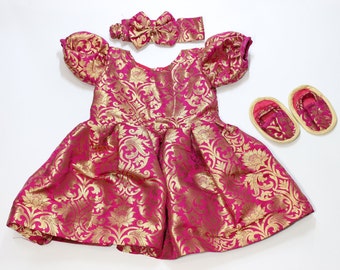 weaning ceremony dress for baby girl
