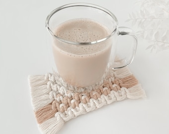 Makramee Untersetzer Muster - Digital Download | Video Anleitung | DIY Makramee Untersetzer | DIY Untersetzer Tutorial | PDF How To Makramee