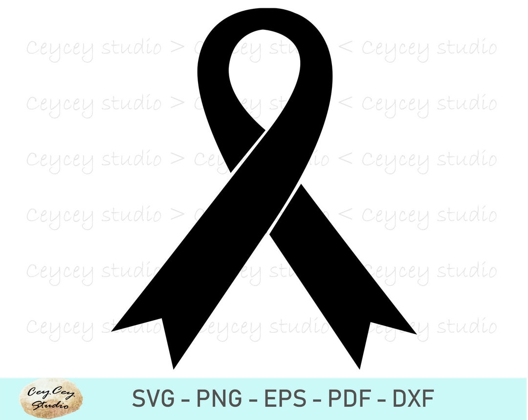Cancer Ribbon Svg, Awareness Ribbon Svg, Ribbon Svg, Cancer Ribbon ...