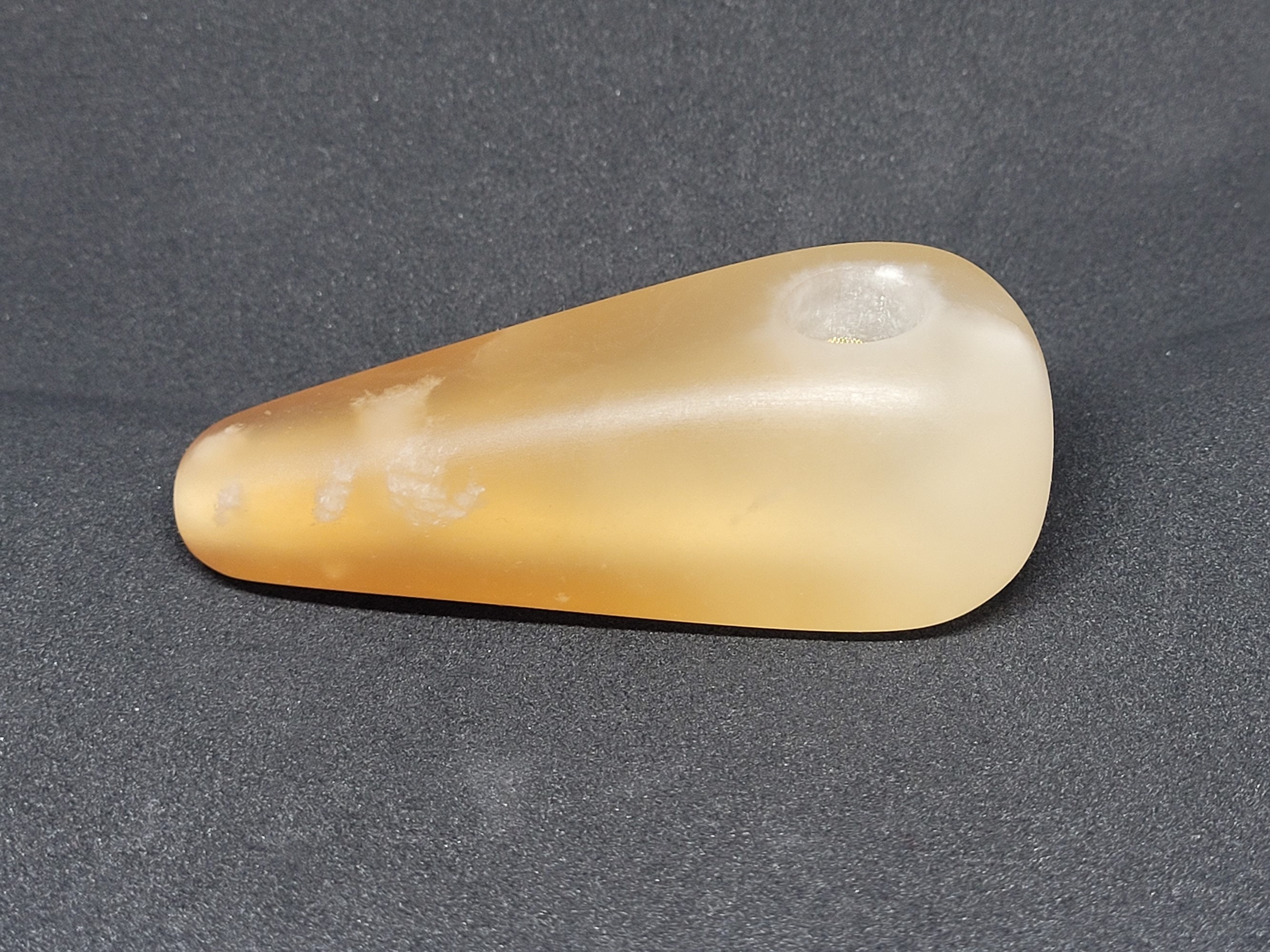 Pipe Caramel Alabaster Handmade Smoking Pipe Unique UK Stonee Stonee