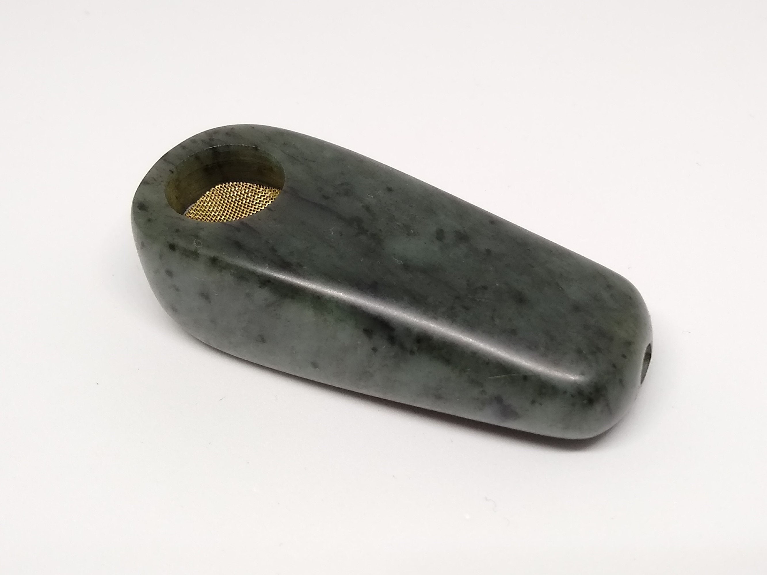 Pipe Grey Soapstone Handmade Smoking Pipe Unique Etsy UK