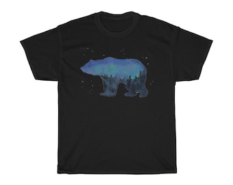 T-shirt Mountain Bear: Wilderness Camping-T-shirt