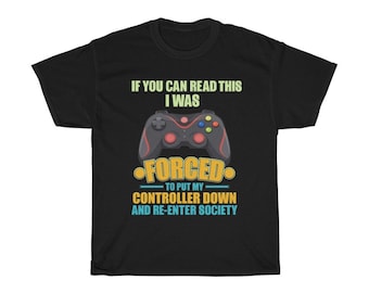 Grappig gamer-T-shirt: ik moet mijn controller wegleggen