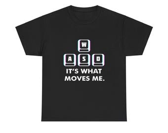 WASD Gaming T-Shirt: PC Gamer Gift
