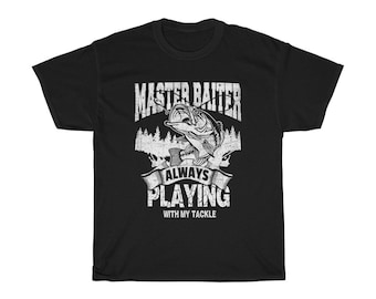 Master Baiter Fishing Shirt: Funny Rude Humor Gift