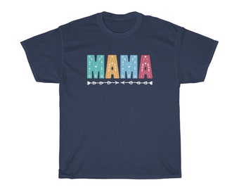 Trendy Mama-T-shirt, boho Mom Life-shirt
