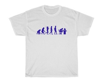 Grappig Gamer Evolution-T-shirt: retro computer-T-shirt
