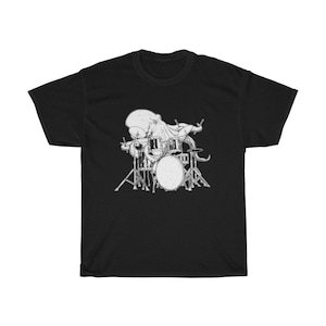 Octopus Playing Drums T-Shirt Gift, Drummer Shirt Octopus Gift Drumming Shirt, Drummer Tee Drum Shirts, Music Gifts Tshirt