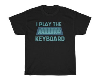 Grappig 'I Play the Keyboard'-gamer-T-shirt: Geek Coder Tee