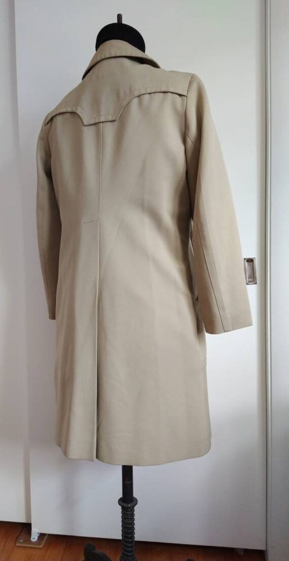 Mod Vintage 1960s to 1970s Woman's Tan Spring Mid… - image 3