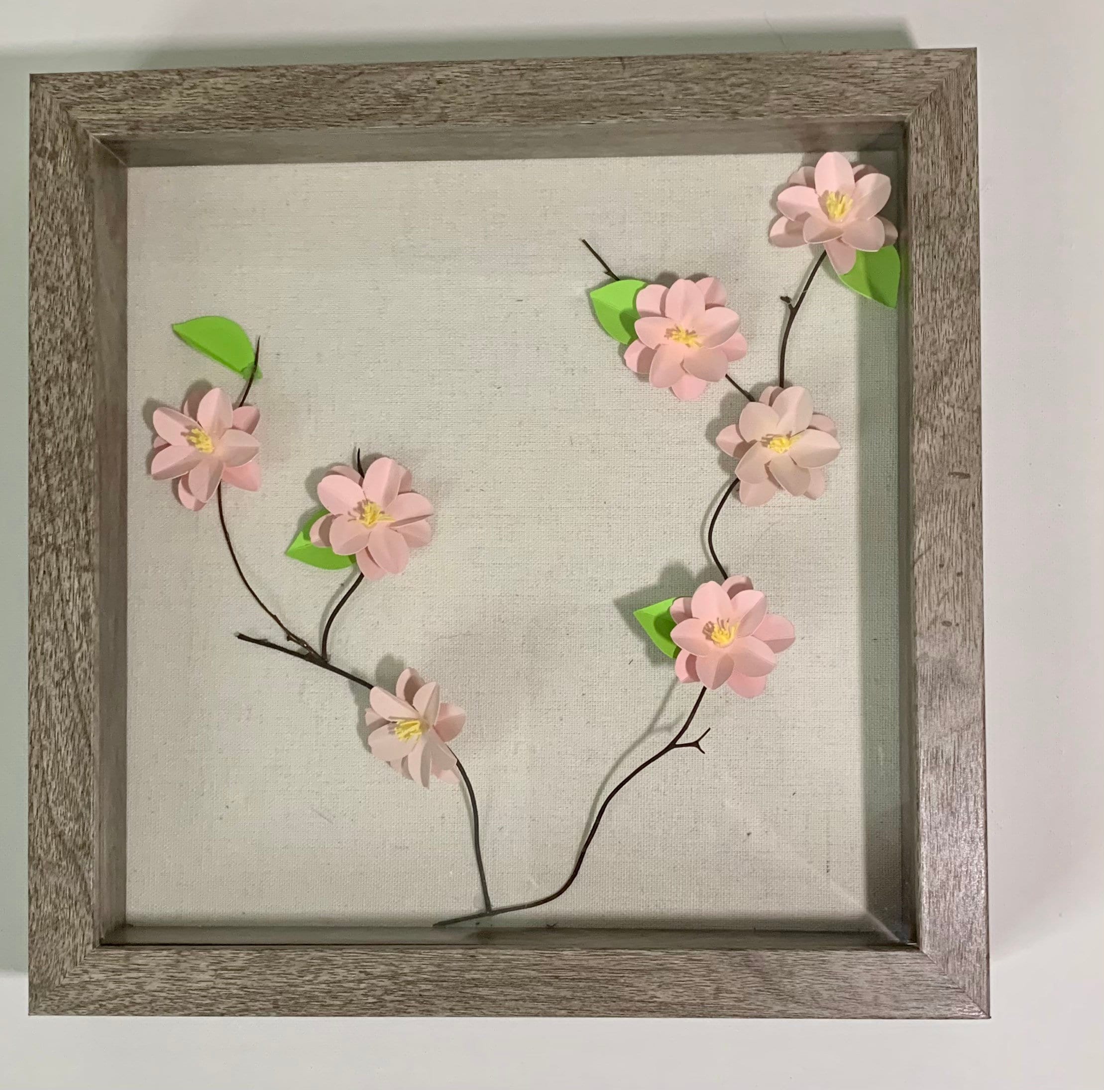 Shadow Box Cherry Blossom Tree - Etsy
