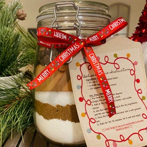 Brownie in a jar - thanksgiving - Christmas - Holidays - Family Night - Date Night