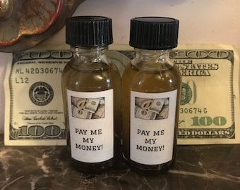 Pay Me Oil! Conjure Oil, spell oil , ritual oil, hoodoo/conjure oil, ritual oil, metaphysical oil