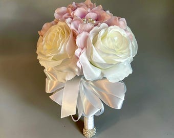 Communion Bouquet, prom bouquet, silk flower bouquet, faux flower bouquet