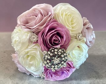 Communion Bouquet, silk flower bouquet, 1st holy communion flower bouquet