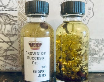 Crown of Success Oil, Lg  1 Oz. Achievement & Victory Oil, Mastery Oil