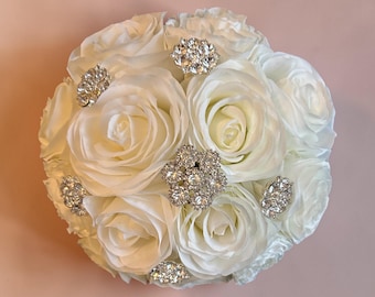 Communion Bouquet, silk flower bouquet, 1st holy communion flower bouquet