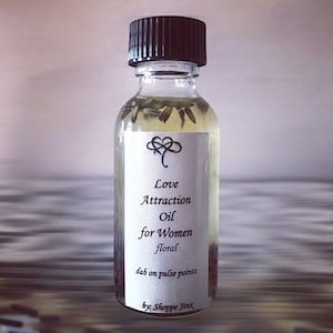 Krachtige Love Attraction Oil - voor vrouwen, Lg. 1 oz. Liefdesdrankje, passieolie