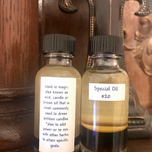 Special Oil #20 - 1 OZ, metaphysical oil, voodoo, hoodoo ritual oil