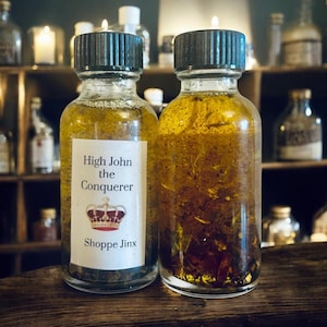 High John the Conqueror Oil, 1OZ; spiritual oil, ritual oil, spell oil, metaphysical oil